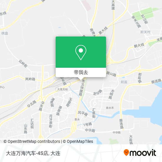 大连万海汽车-4S店地图