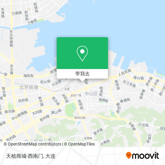 天植商城-西南门地图