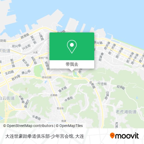 大连世豪跆拳道俱乐部-少年宫会馆地图