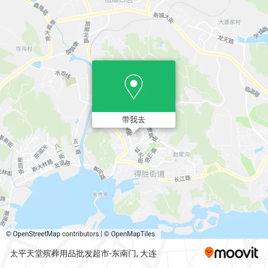 太平天堂殡葬用品批发超市-东南门地图