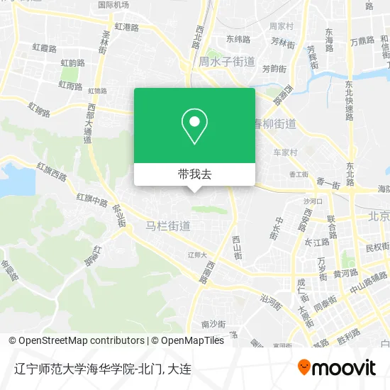 辽宁师范大学海华学院-北门地图
