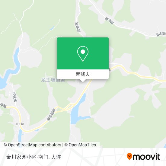 金川家园小区-南门地图