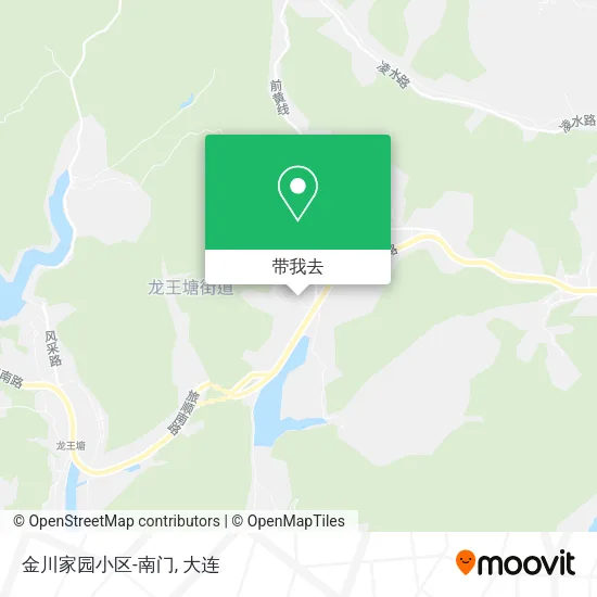 金川家园小区-南门地图