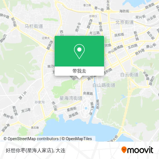 好想你枣(星海人家店)地图