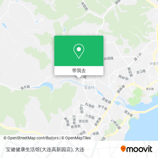 宝健健康生活馆(大连高新园店)地图