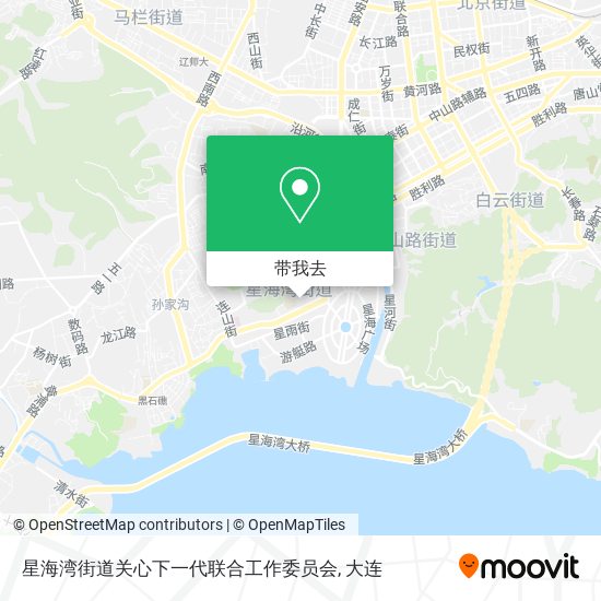 星海湾街道关心下一代联合工作委员会地图
