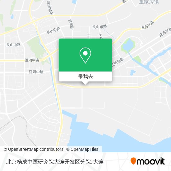 北京杨成中医研究院大连开发区分院地图