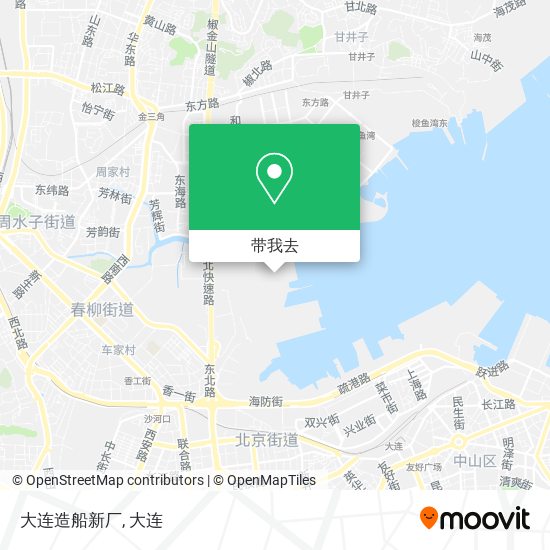 大连造船新厂地图
