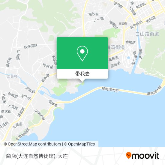 商店(大连自然博物馆)地图