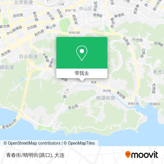 青春街/晴明街(路口)地图