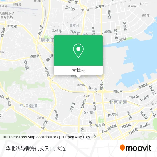 华北路与香海街交叉口地图