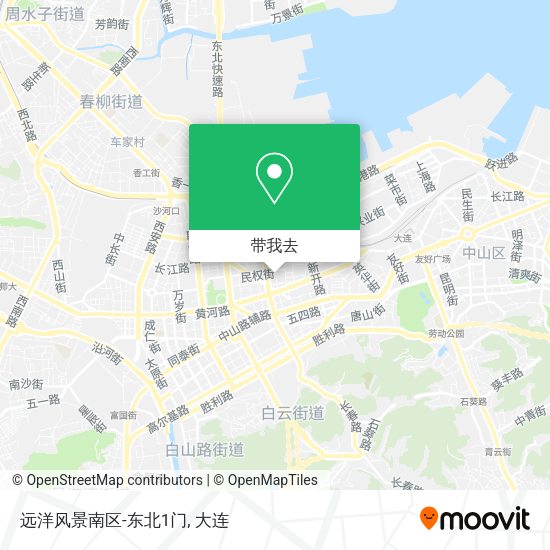 远洋风景南区-东北1门地图