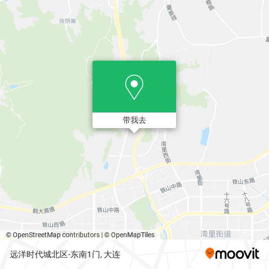 远洋时代城北区-东南1门地图