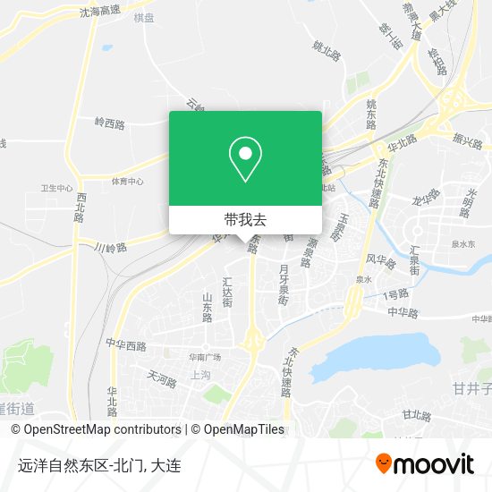 远洋自然东区-北门地图