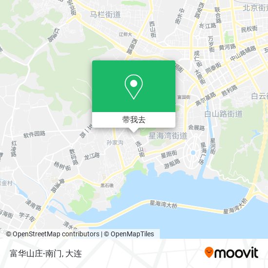 富华山庄-南门地图