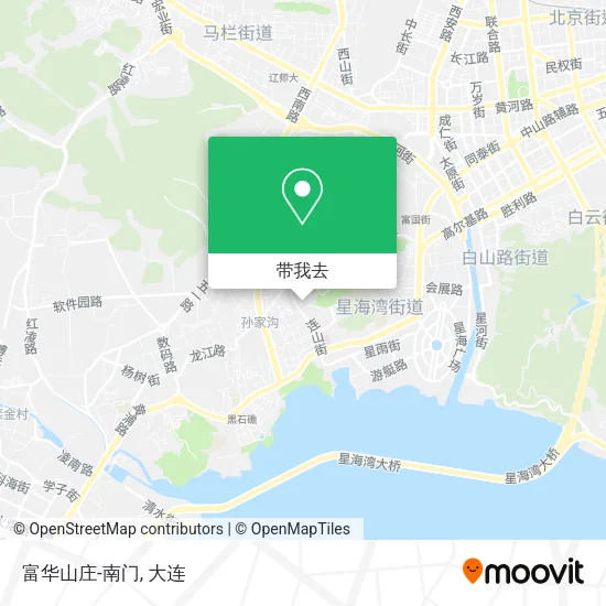 富华山庄-南门地图