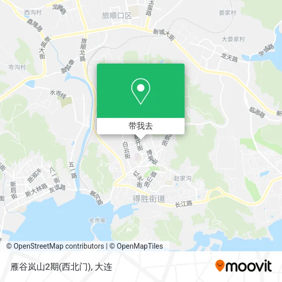 雁谷岚山2期(西北门)地图
