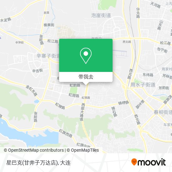 星巴克(甘井子万达店)地图