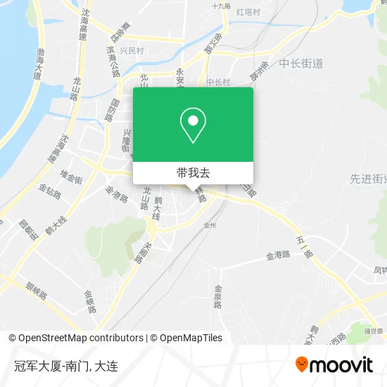 冠军大厦-南门地图