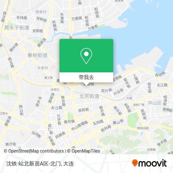 沈铁·站北新居A区-北门地图