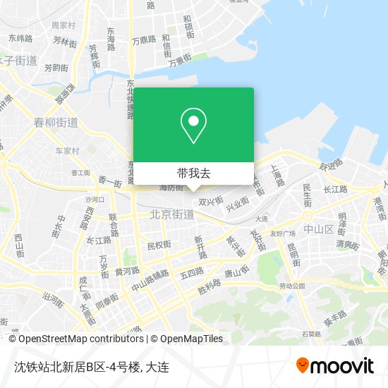 沈铁站北新居B区-4号楼地图