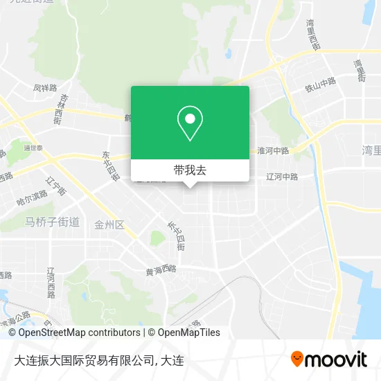 大连振大国际贸易有限公司地图