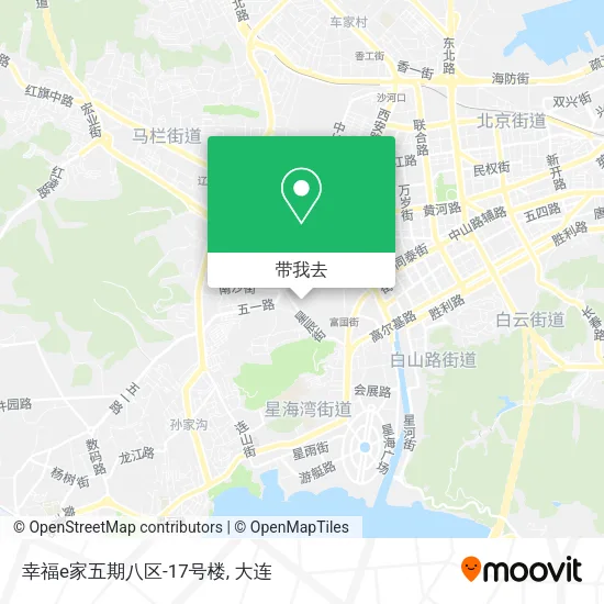 幸福e家五期八区-17号楼地图