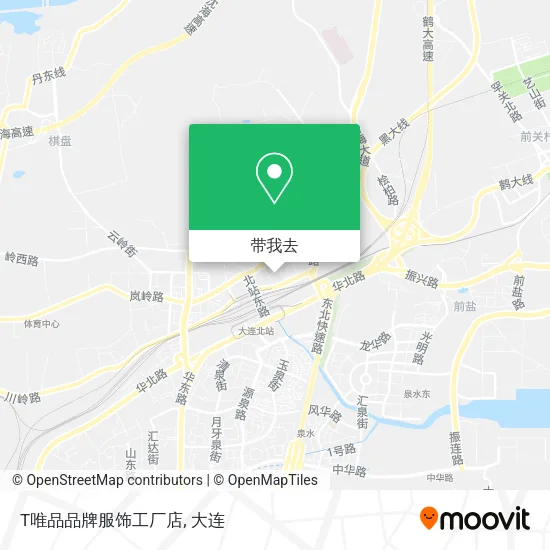 T唯品品牌服饰工厂店地图