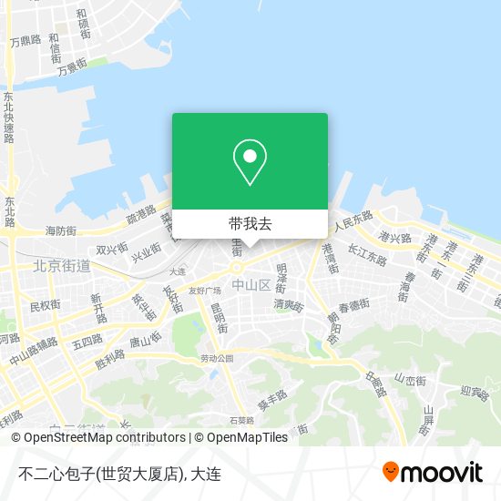 不二心包子(世贸大厦店)地图