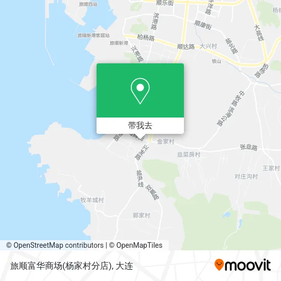旅顺富华商场(杨家村分店)地图