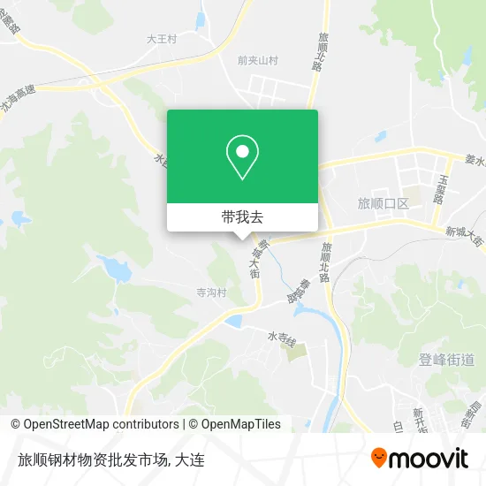 旅顺钢材物资批发市场地图