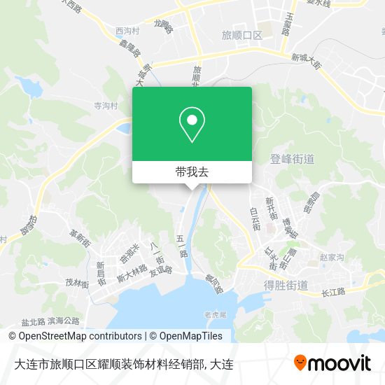 大连市旅顺口区耀顺装饰材料经销部地图