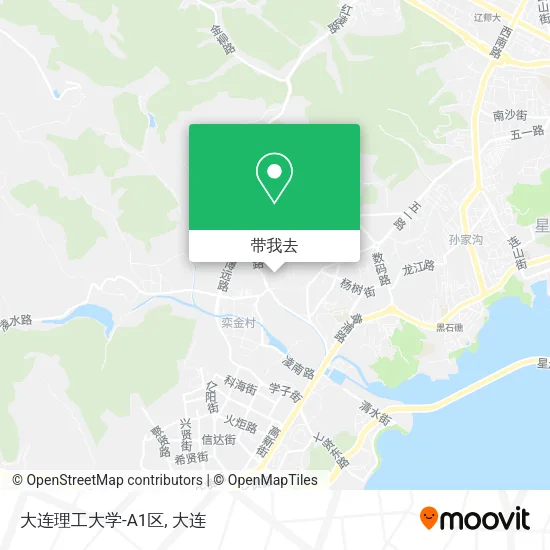大连理工大学-A1区地图