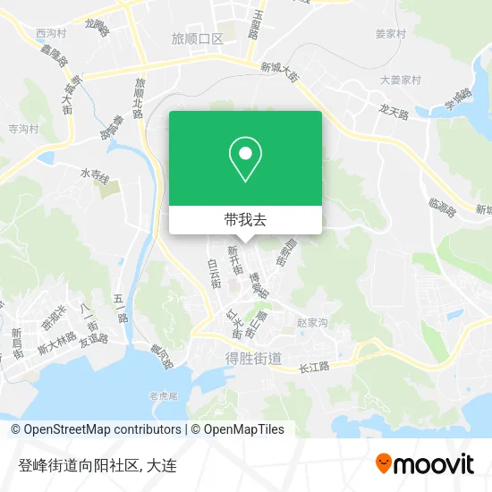 登峰街道向阳社区地图