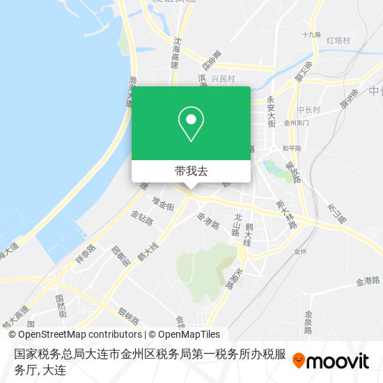 国家税务总局大连市金州区税务局第一税务所办税服务厅地图