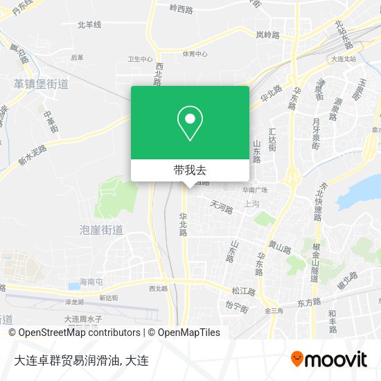 大连卓群贸易润滑油地图