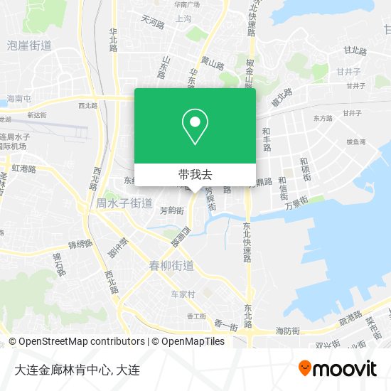大连金廊林肯中心地图