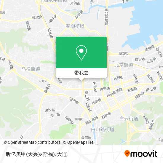 昕亿美甲(天兴罗斯福)地图