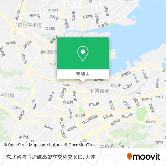 东北路与香炉礁高架立交桥交叉口地图