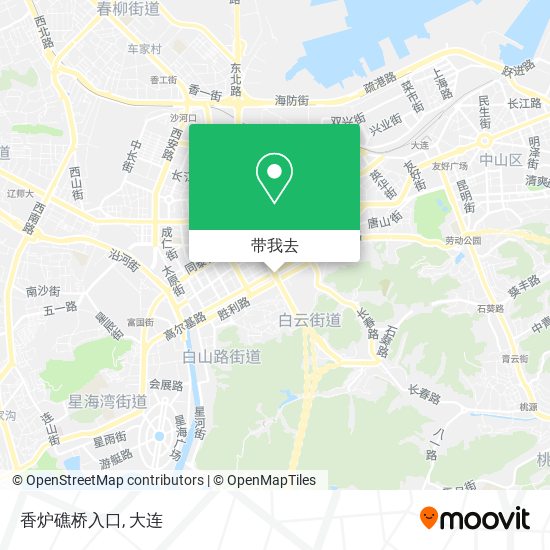 香炉礁桥入口地图