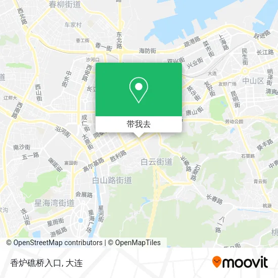 香炉礁桥入口地图