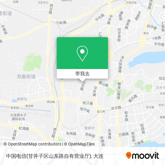 中国电信(甘井子区山东路自有营业厅)地图