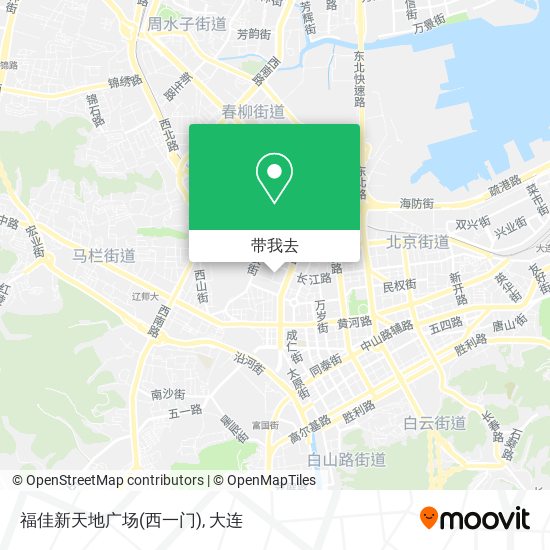 福佳新天地广场(西一门)地图