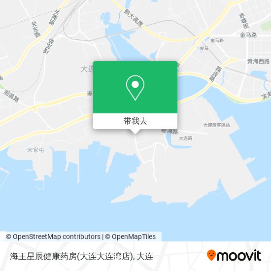 海王星辰健康药房(大连大连湾店)地图