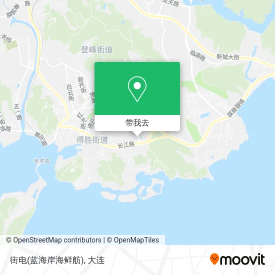 街电(蓝海岸海鲜舫)地图