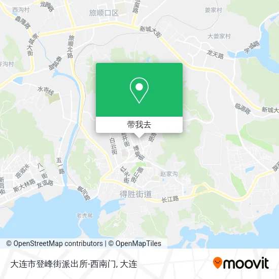 大连市登峰街派出所-西南门地图