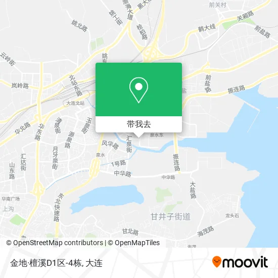 金地·檀溪D1区-4栋地图