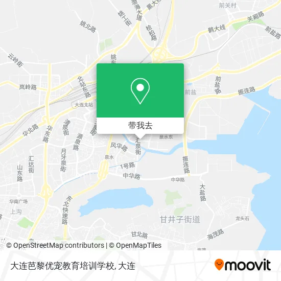 大连芭黎优宠教育培训学校地图