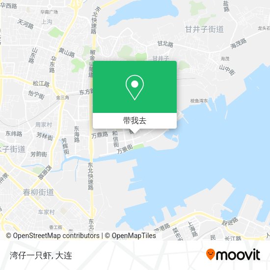 湾仔一只虾地图