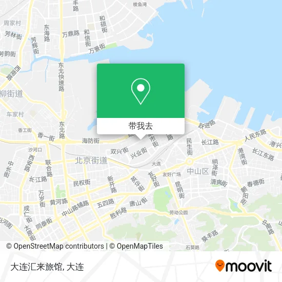 大连汇来旅馆地图